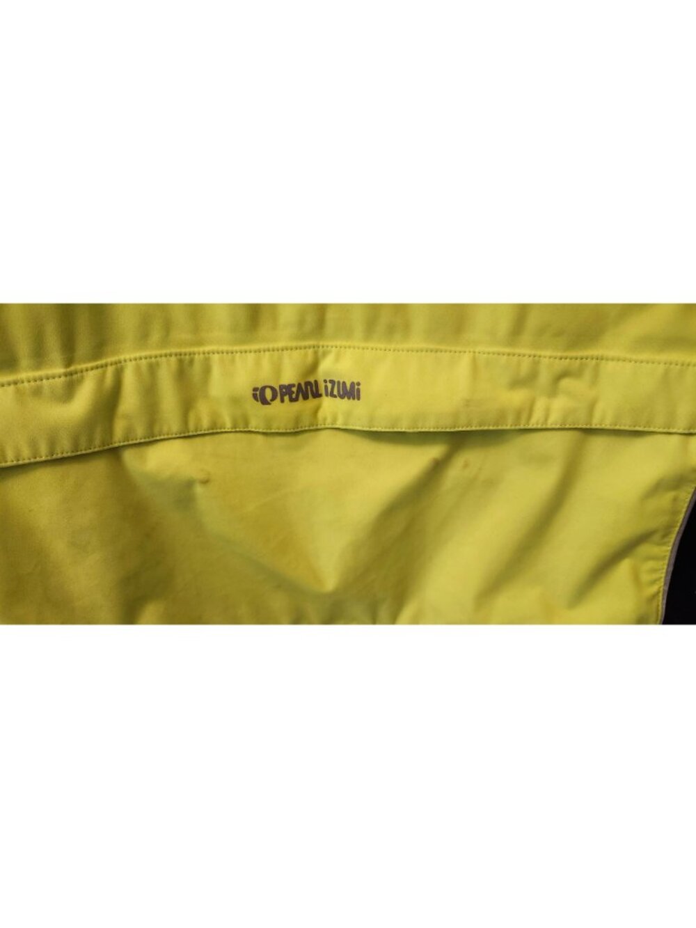 Men Pearl Izumi IQ Select Series Bright Yellow Cycling Jacket Hooded Size XL - Picture 9 of 13